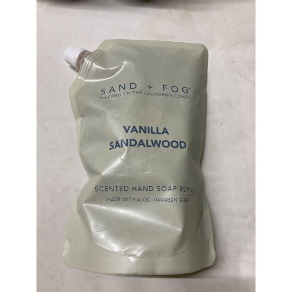 Sand + Fog Vanilla Sandalwood Scented Hand Soap Refill 34 Fl Oz X 2 Brand New - Picture 4 of 5